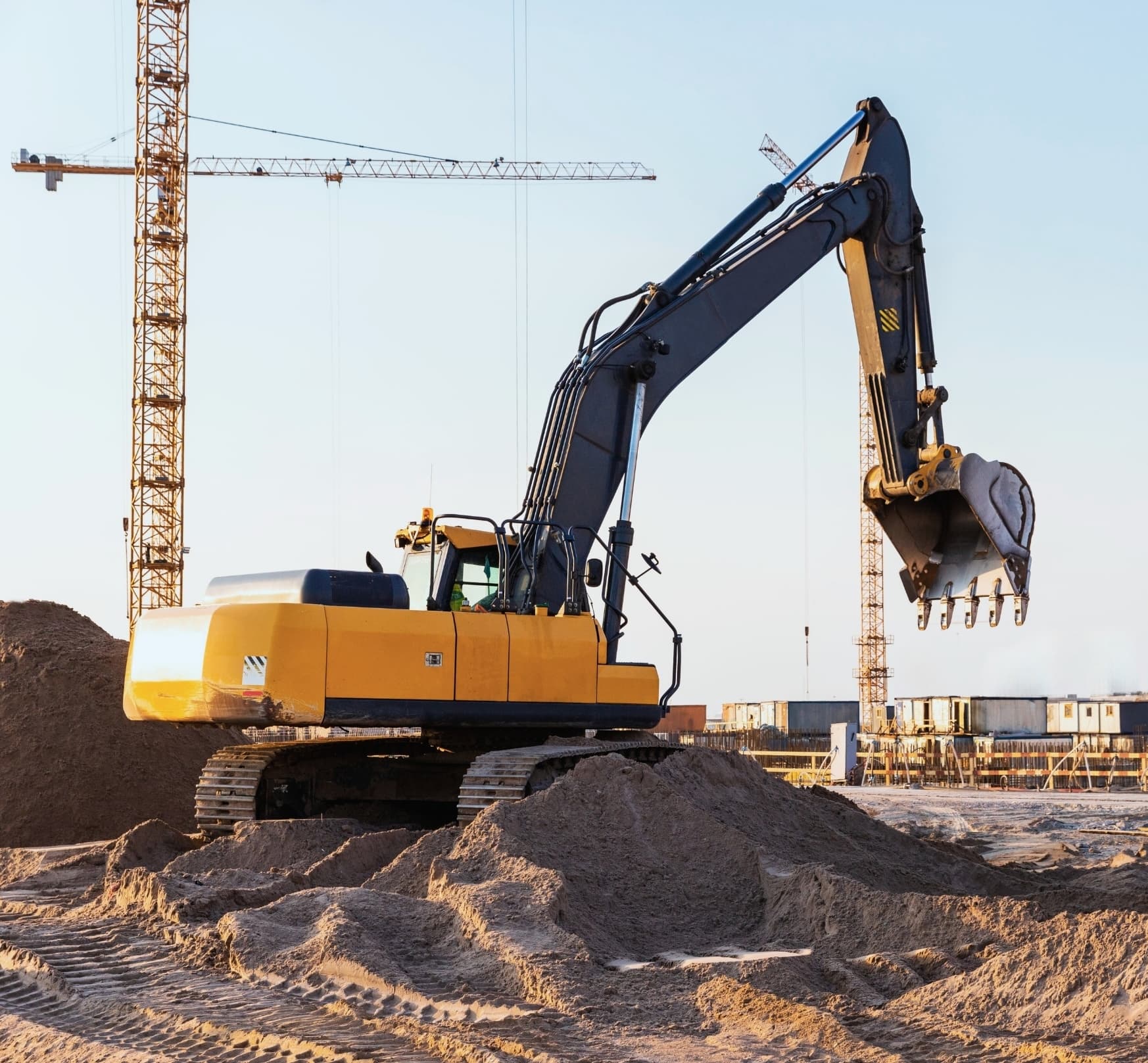 SchaktFlow dashboard – översikt över masshantering och projekt